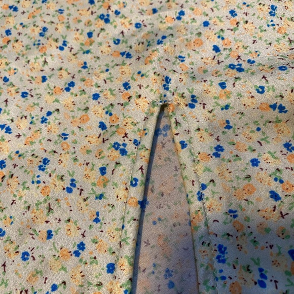 Princess Polly After Thought Green Floral Mini Slip Dress Summer Y2K Mini Size 6 - Picture 6 of 11